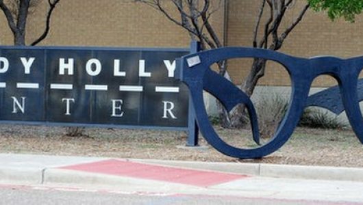 Buddy Holly Center Sign